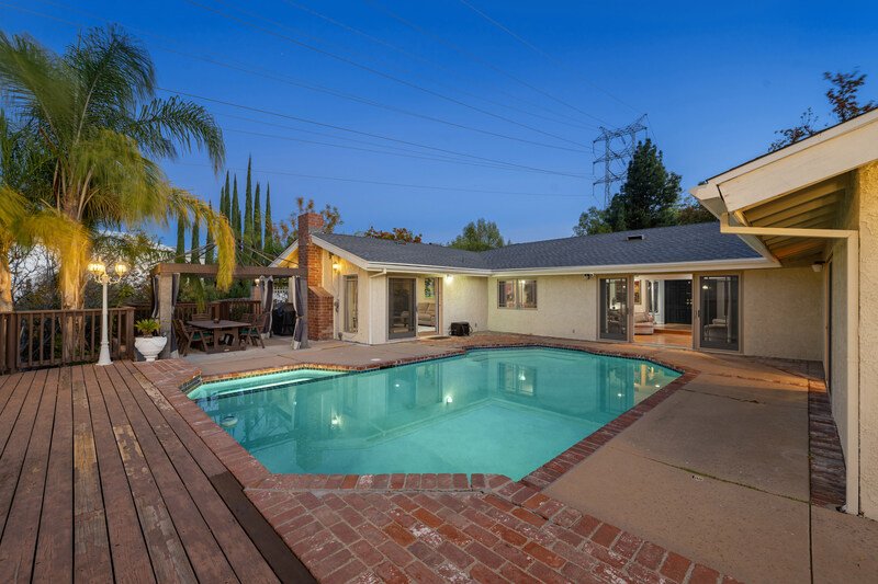 Casa con piscina en Puebla de un piso